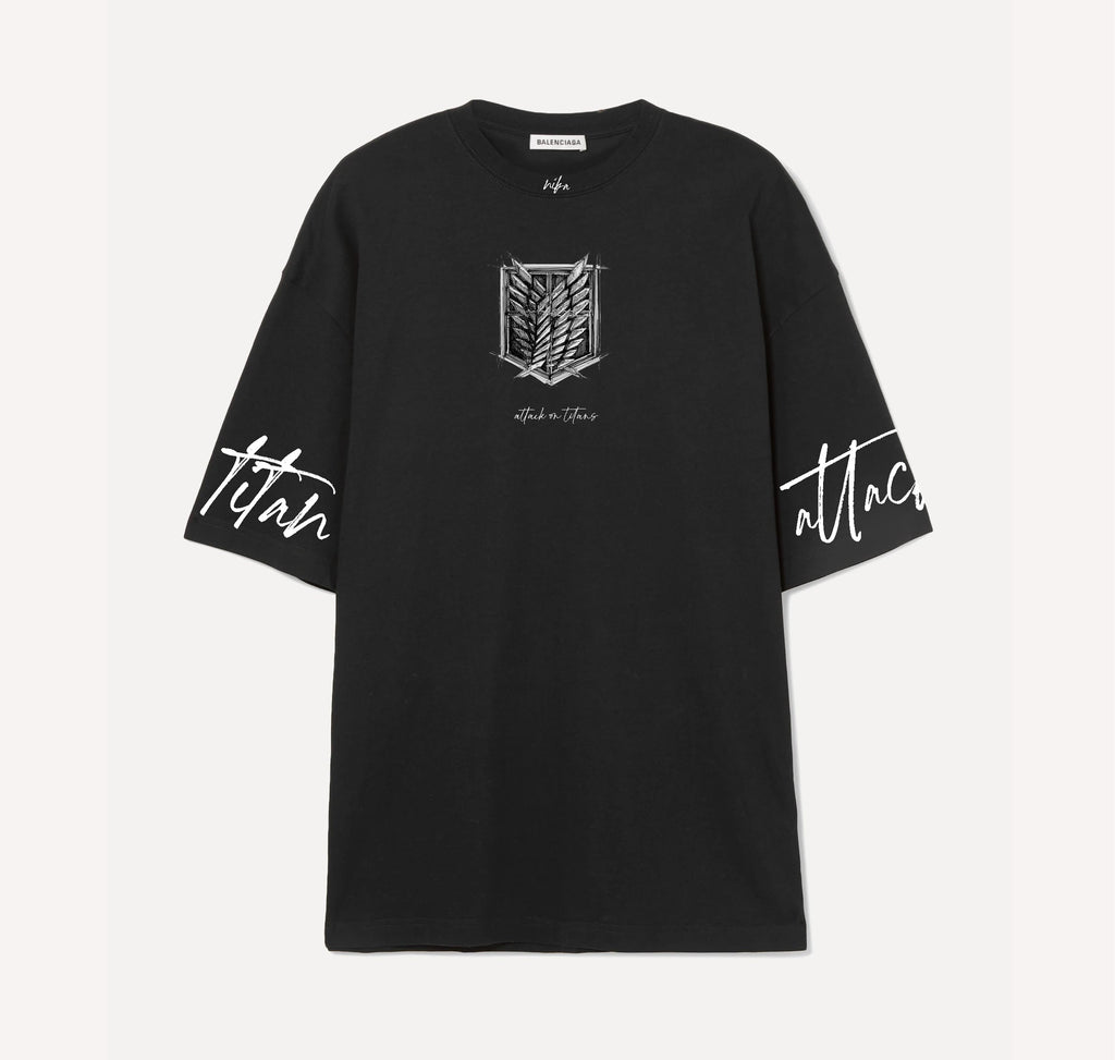 Attack on Titans Logo - AOT - Noir - Tshirt