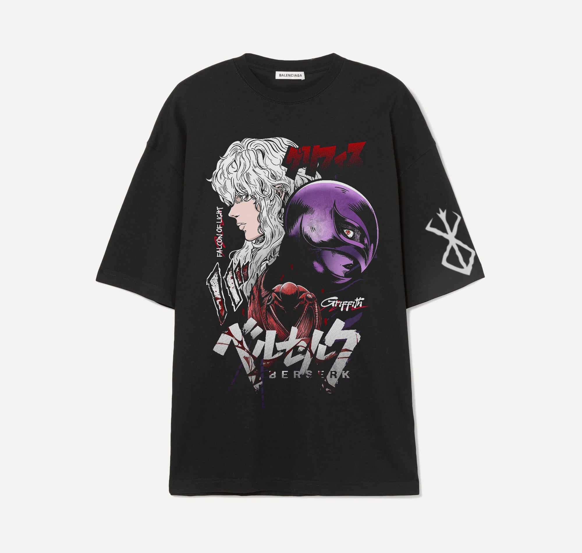 Griffith Demon King - Berserk - Noir -T-shirt