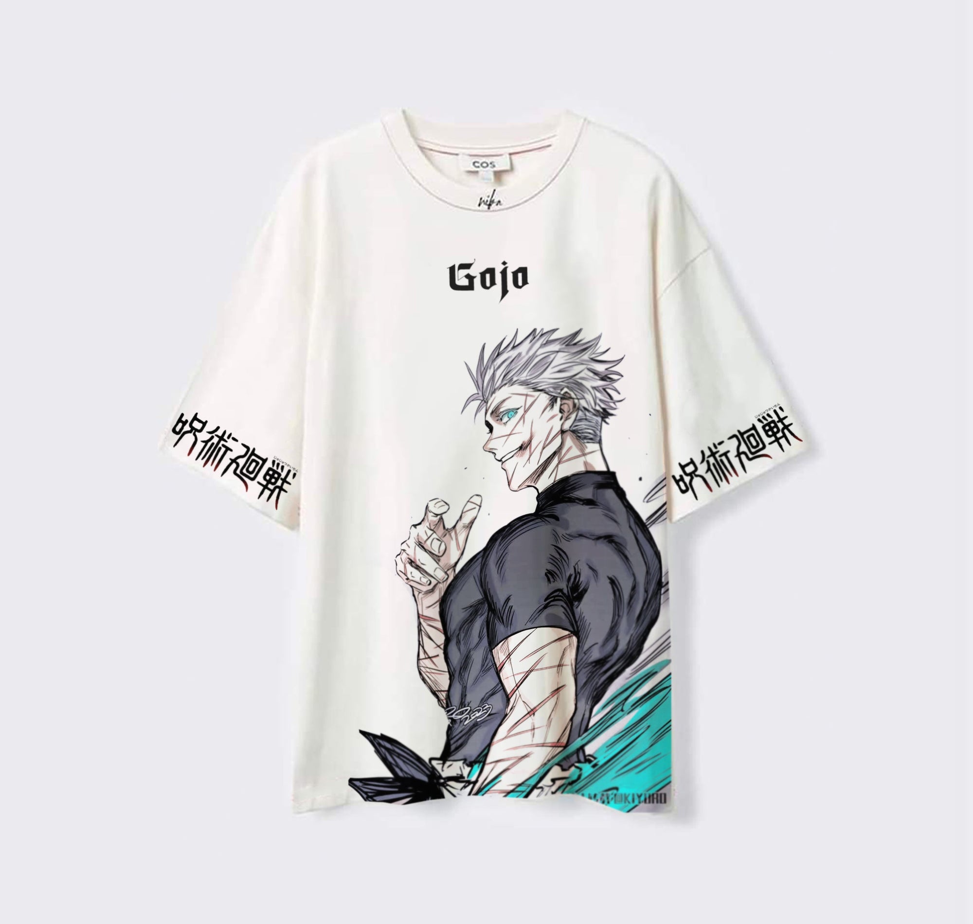 Gojo last fight - Jujutsu kaisen - Blanc - Tshirt