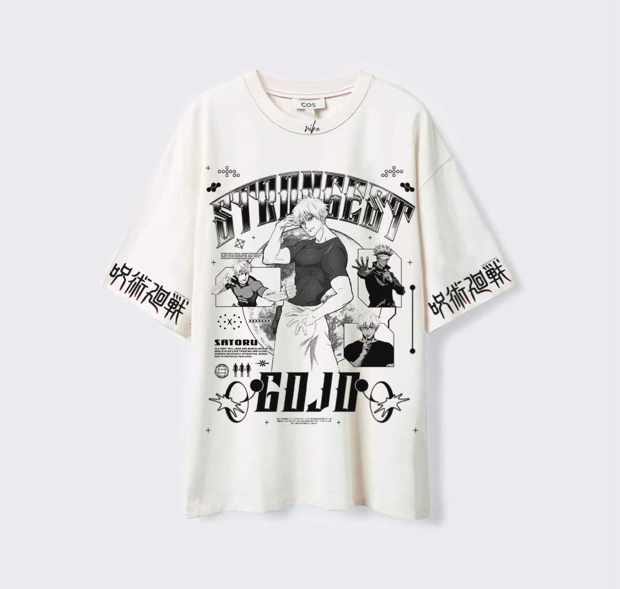Gojo style - Jujutsu kaisen - Blanc - Tshirt