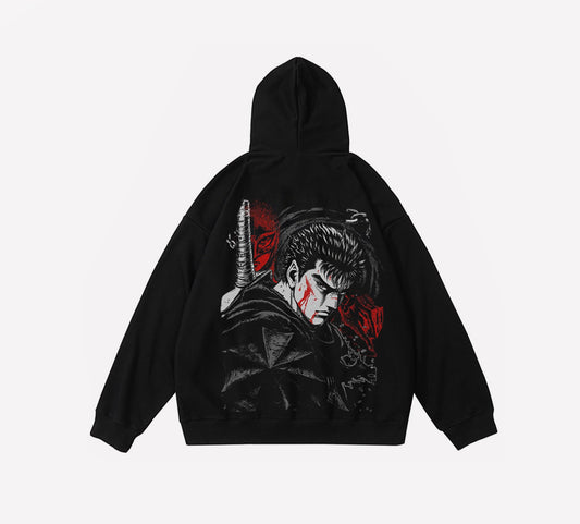 Guts berserk  - Noir - Capuche