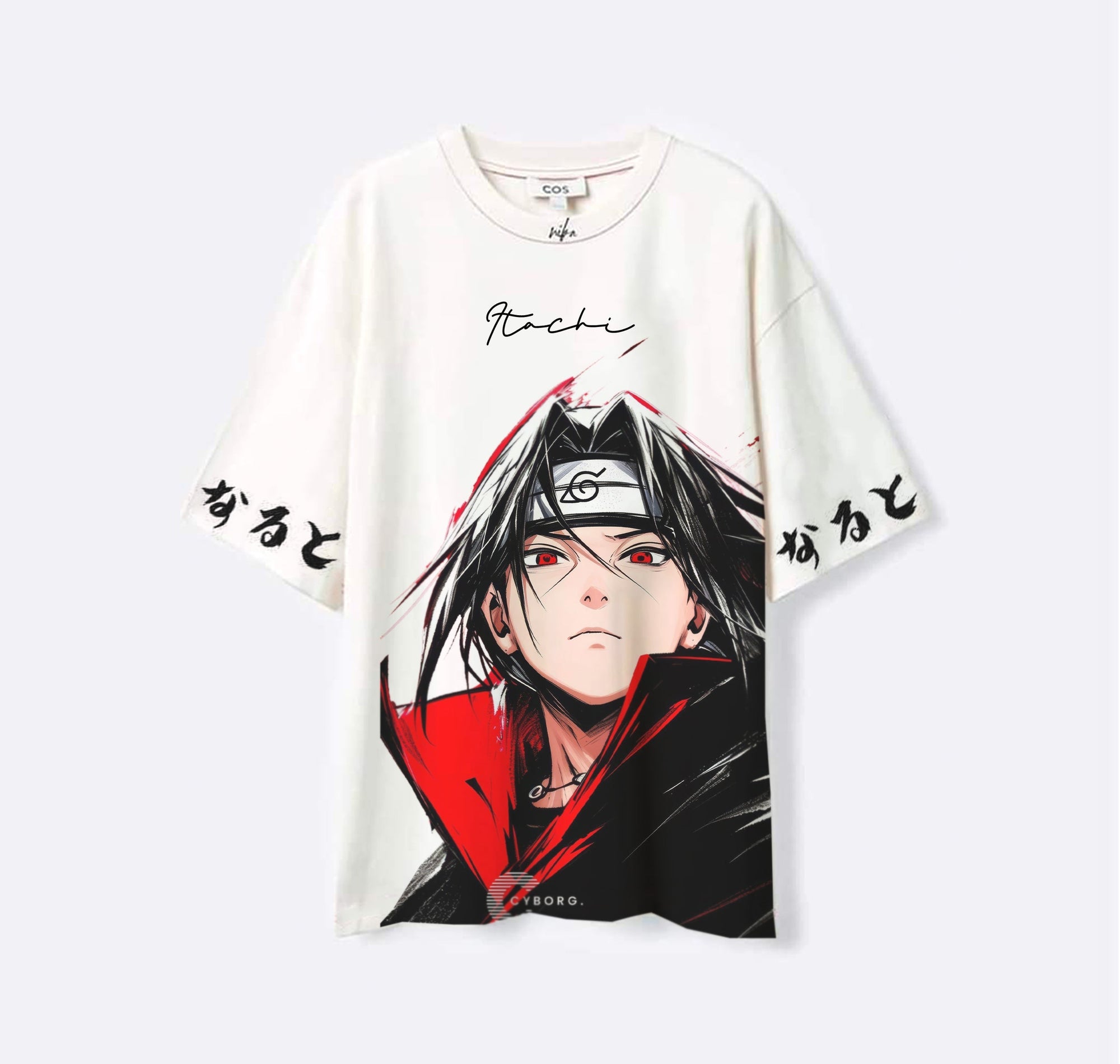 Itachi Uchiwa - Naruto - Blanc - T-shirt