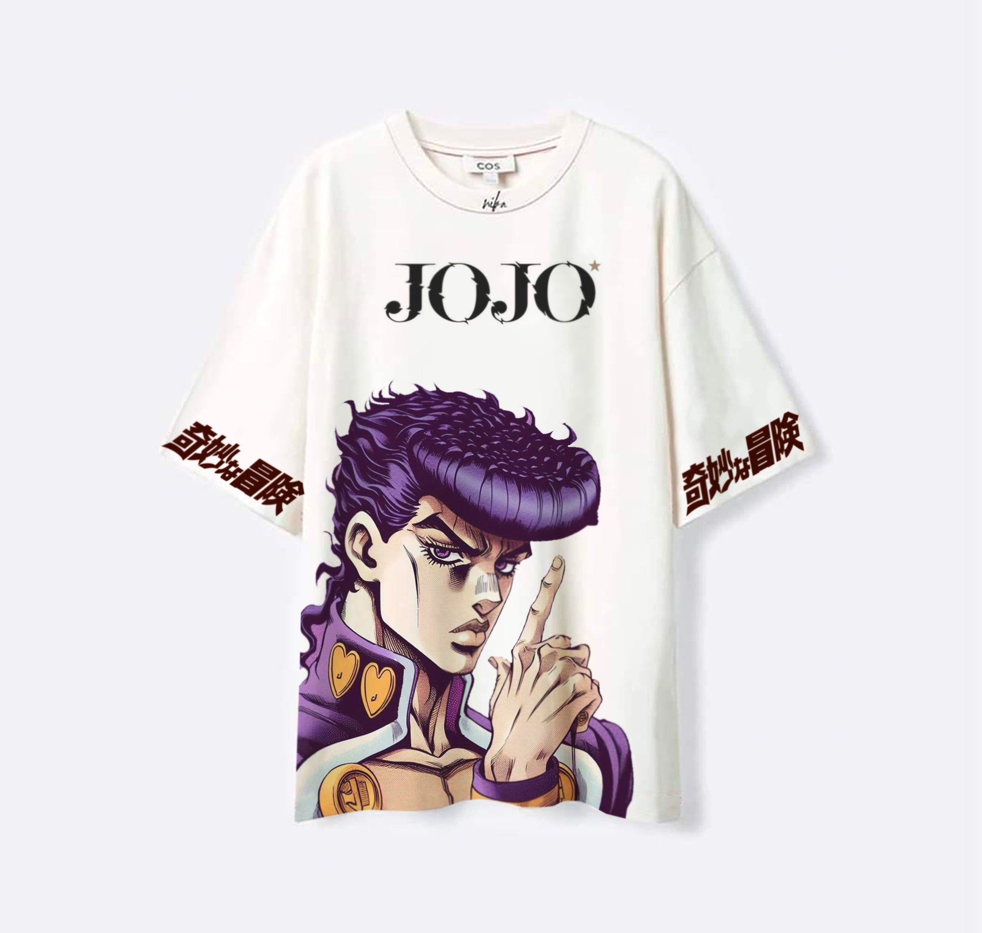 Josuke Higashikata - Jojo Bizzare adventure - Blanc - T-shirt