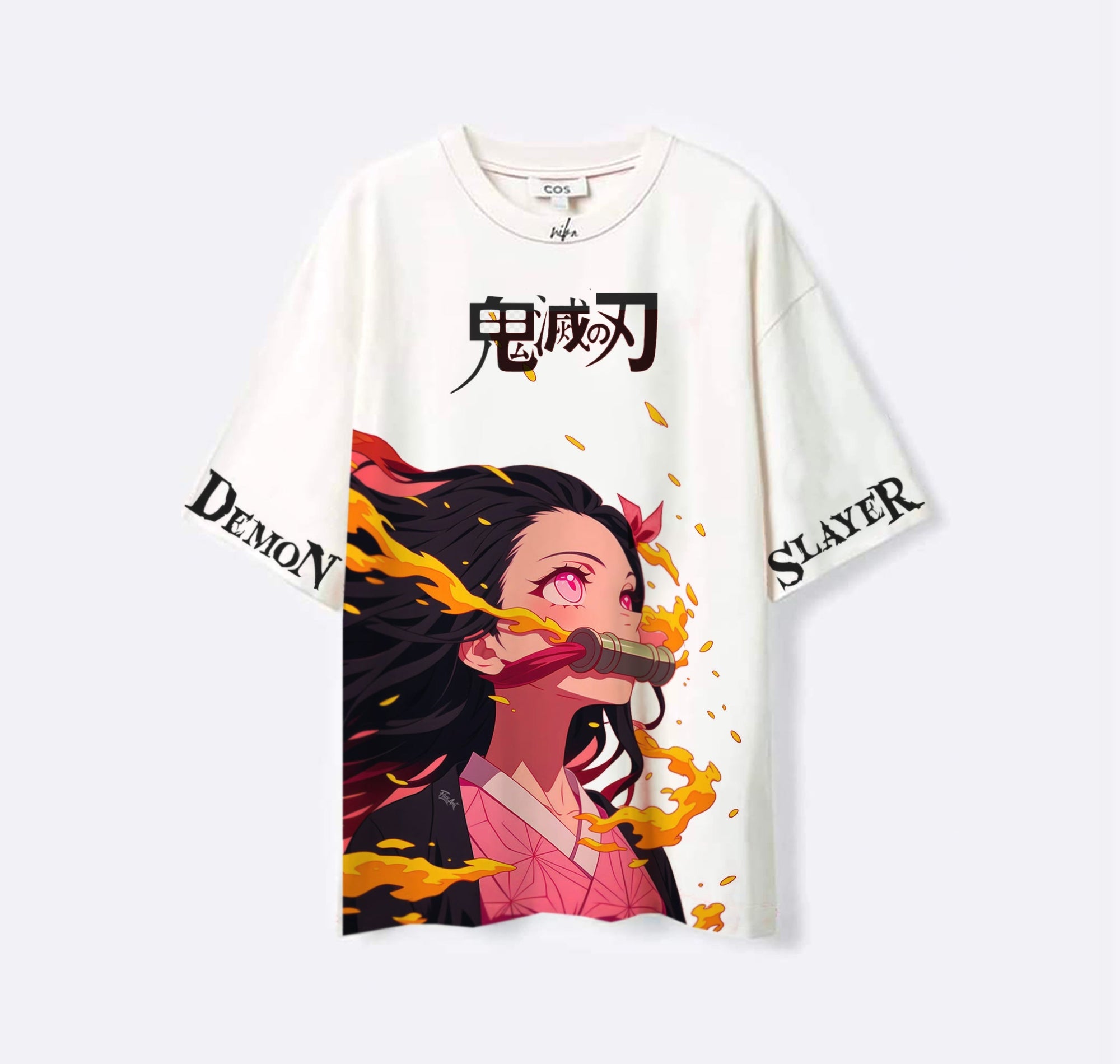Nezuko Kamado - Demon Slayer - Blanc - T-shirt